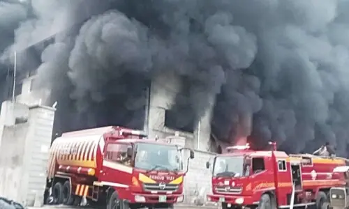 Massive fire at textile factory in Rawalpindi&rsquo;s Rawat area extinguished after 16 hours