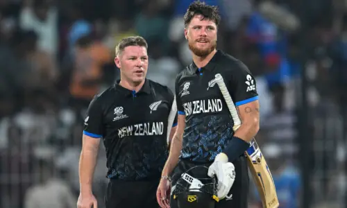 New Zealand set new T20 World Cup record partnership to crush UAE
