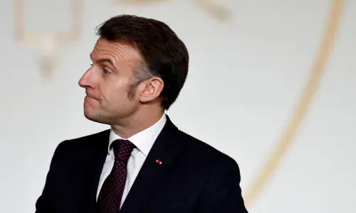 Macron urges Europe to start acting like global power