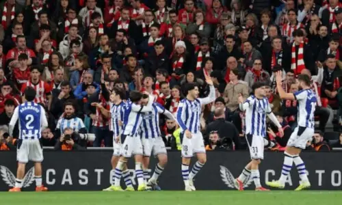 Sociedad down Athletic in Spanish Cup semi-final first leg