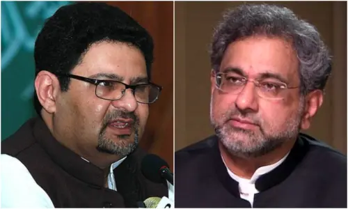Awaam Pakistan&rsquo;s Miftah Ismail, Shahid Khaqan to join TTAP sit-in outside Parliament