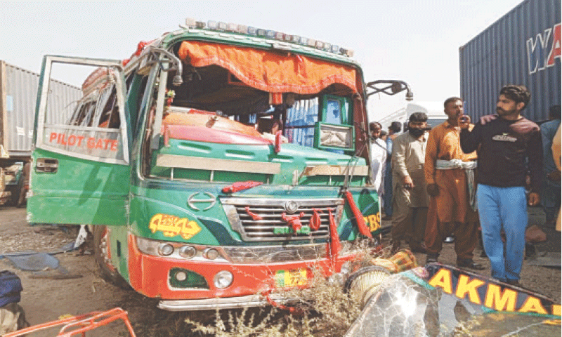11 killed, 8 injured in bus-trailer collision on National Highway in Khairpur: motorway police