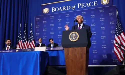Trump says he &lsquo;likes&rsquo; PM Shehbaz, mentions &lsquo;tough fighter&rsquo; CDF Munir at inaugural Board of Peace meeting