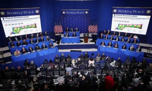 At first Board of Peace meeting, PM Shehbaz calls for end to ceasefire violations in Gaza for lasting peace