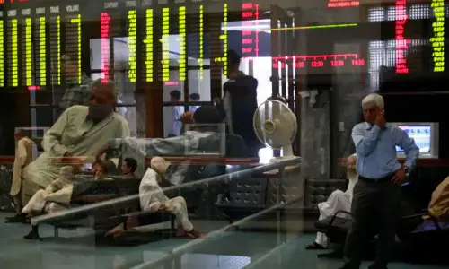 KSE-100 plunges over 1,600 points, closes in the red