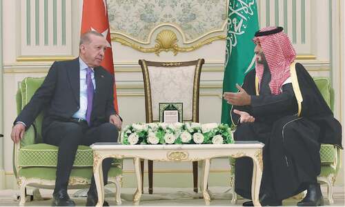 Erdogan reaches Saudi Arabia  for landmark visit