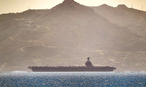 US weighs Iran strike as second carrier en route