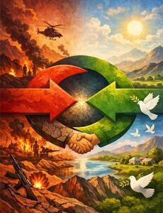 A two-way strategy for enduring peace A two-way strategy for enduring peace