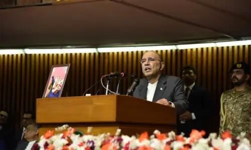 Will not allow any entity to use neighbouring territory to destabilise our peace, president says in joint sitting Will not allow any entity to use neighbouring territory to destabilise our peace, president says in joint sitting