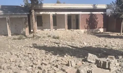 Government school blown up for second time in Lower South Waziristan