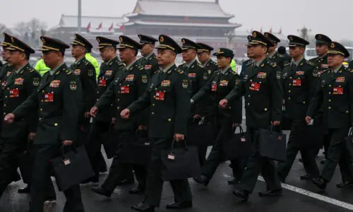 China boosts military spending with eye on US, Taiwan