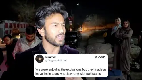 This Pakistani says he was &lsquo;enjoying the explosions when made to leave Iran&rsquo; and X is both amused and worried
