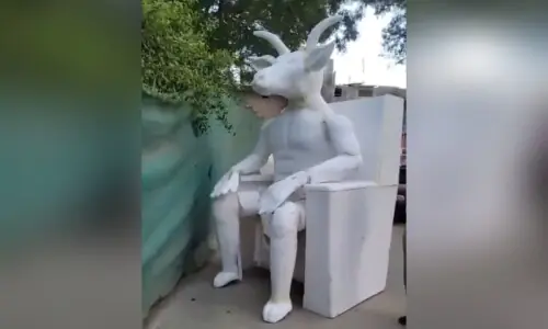 &lsquo;Devil statue&rsquo; seized by police in Karachi