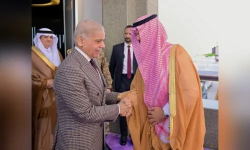 PM Shehbaz arrives in Saudi Arabia as war in Middle East escalates