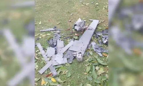 Unmanned aerial vehicle fell in Rawalpindi early Tuesday morning: security sources