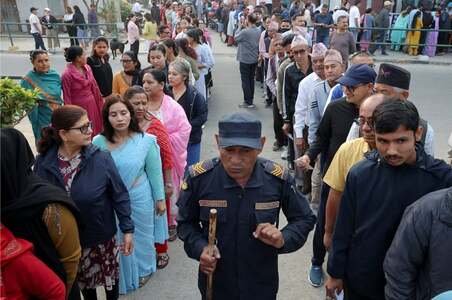 Nepalis vote &lsquo;enthusiastically&rsquo; in first post-uprising polls