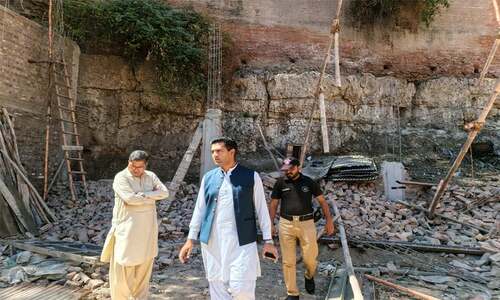 Heritage site within Pucca Qila sealed again after illegal construction activity