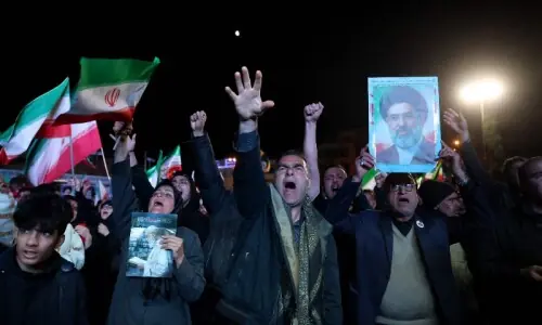 In pictures: Iranians celebrate as ceasefire with US eases tensions In pictures: Iranians celebrate as ceasefire with US eases tensions