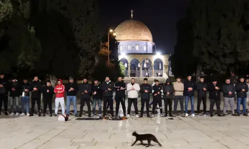 In pictures: Hundreds gather as Al Aqsa Mosque reopens after weeks-long shutdown