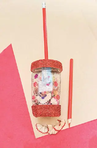 Wonder Craft: No-mess pencil sharpener jar