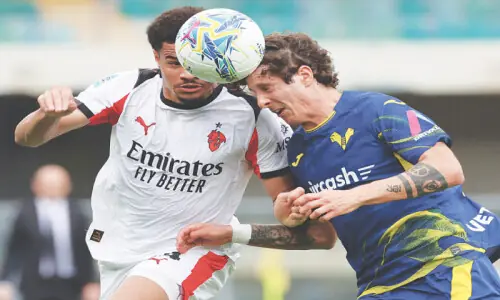 Milan boost CL charge with victory at Verona