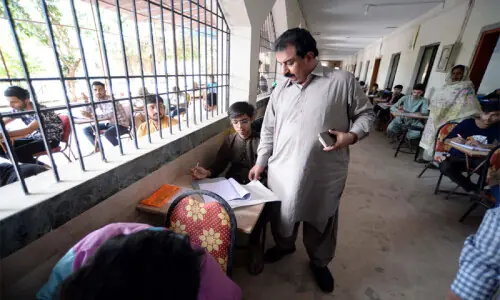 Questions raised about BSEK&rsquo;s conduct of matric exams as cheating cases, irregularities surface in Karachi