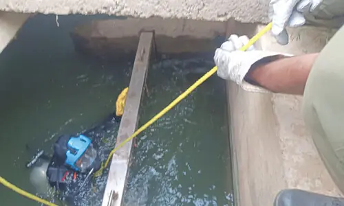 Boy drowns while swimming in water channel