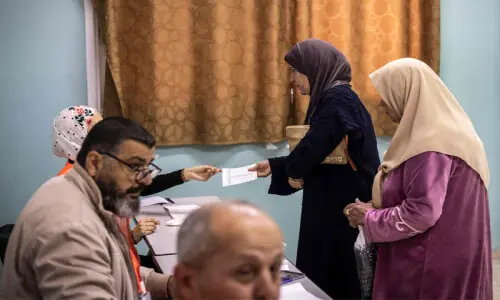 Low turnout as Palestinians vote in first elections since start of Gaza conflict