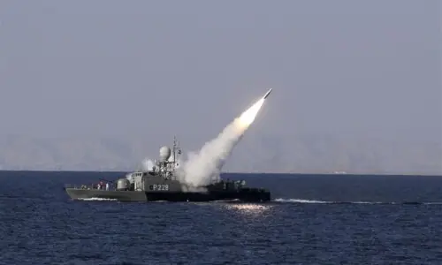 Missiles fly as Hormuz tensions come to a head