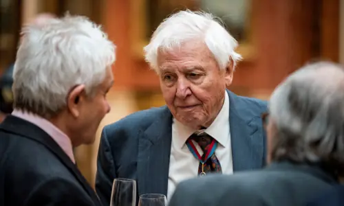 British naturalist and documentary filmmaker David Attenborough turns 100