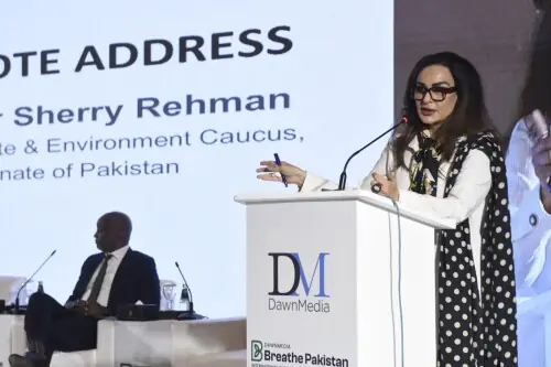Breathe Pakistan: PPP Senator Sherry Rehman says conflicts are costing the environment