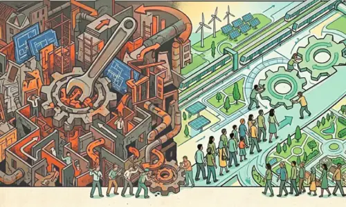 Urban centres on the edge