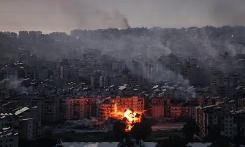 Israel strikes Beirut for the first time since ceasefire