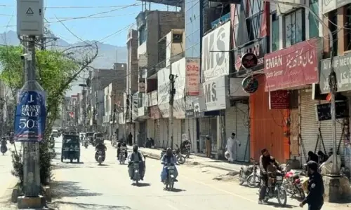 Quetta, other parts of province shut down