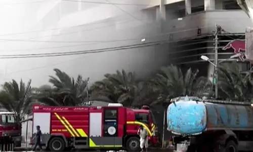 Warehouse blaze leaves 35 hurt  in Mastung