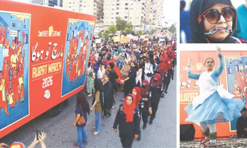 Galvanised by repression, fearless women speak out at Aurat March Galvanised by repression, fearless women speak out at Aurat March
