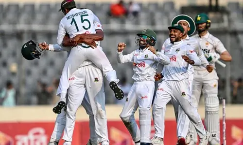 Rana stars as Bangladesh down Pakistan in 1st Test thriller