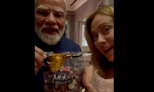 Colosseum selfies and 'Melody' toffee: Modi meets Meloni in Rome