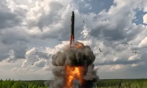 Russia flexes nuclear muscles as tensions rise with Nato