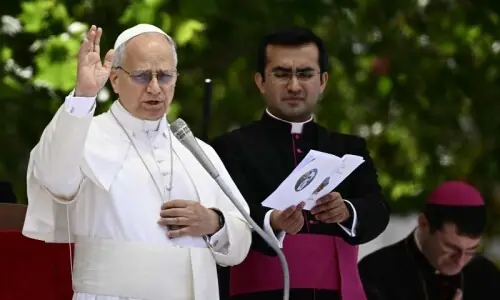 Pope Leo decries 'dizzying' profits earned by companies that pollute