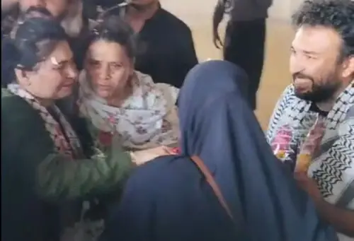 Saad Edhi returns to Karachi after release from illegal Israeli detention Saad Edhi returns to Karachi after release from illegal Israeli detention