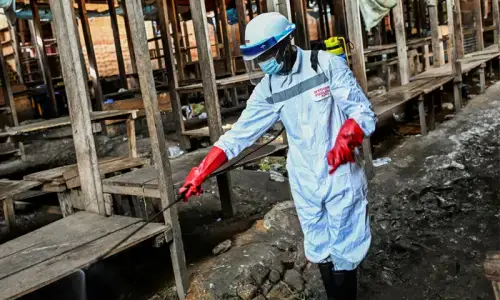Red Cross announces death of three volunteers in DRC as Pakistan toughens airport screening amid Ebola outbreak Red Cross announces death of three volunteers in DRC as Pakistan toughens airport screening amid Ebola outbreak