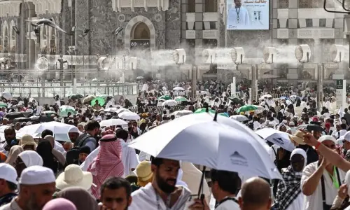 Pilgrims kick off Haj as war's trajectory hangs in the balance