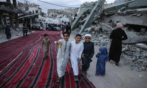 No feasts, no joy: Gazans mark a dark Eid