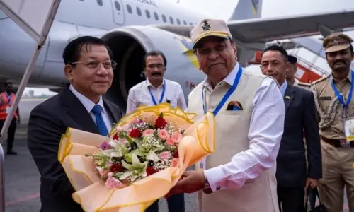 Myanmar president arrives in India to strengthen ties