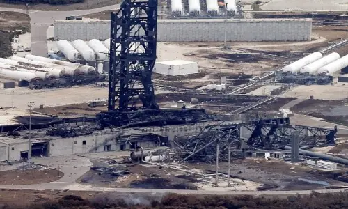 Blue Origin faces months of delays after rocket explosion damages launch pad Blue Origin faces months of delays after rocket explosion damages launch pad