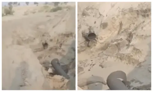 Gas supply suspended as pipeline blown up in Bannu