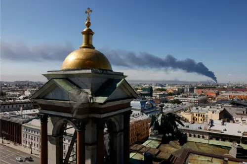 Ukraine targets St Petersburg as &lsquo;Russian Davos&rsquo; opens