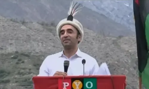 At Ghizer rally, Bilawal urges voters to give PPP &lsquo;heavy mandate&rsquo; to safeguard region&rsquo;s rights
