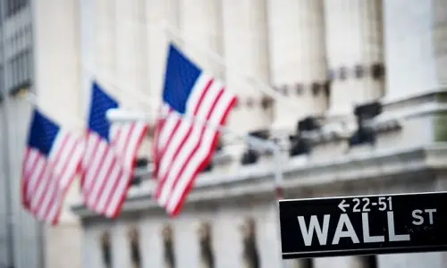 Wall Street ends sharply lower as chips slide, jobs data fuels rate hike fears